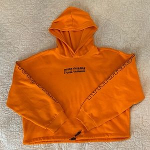 Orange hoodie